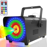 500W IMONE Fog Machine with Remote Control, 72 LED Lights and 2000 CFM Spray for Parties, Weddings, Halloween and Stage Effects