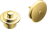 Moen T90331BN Push-N-Lock Tub and Shower Drain Kit with 1.5-Inch Threads, Brushed Nickel